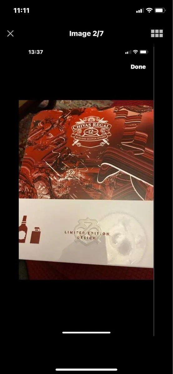 Limited Edition Large Chivas Regal Metal Box - Image 2