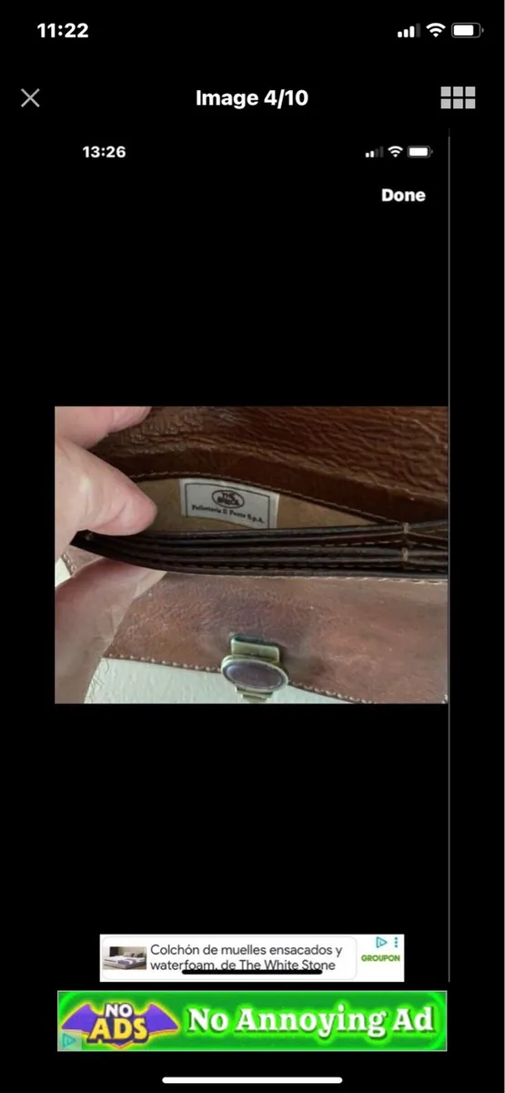 Vintage ‘The Bridge’ Leather Wallet/ Purse - Image 4