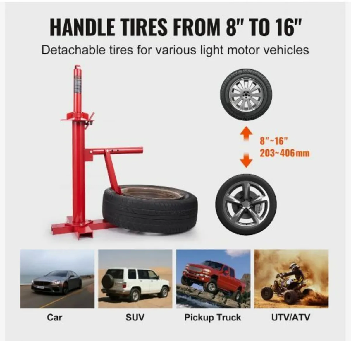 Portable Manual Tire Changer Bead Breaker Tool - Image 4