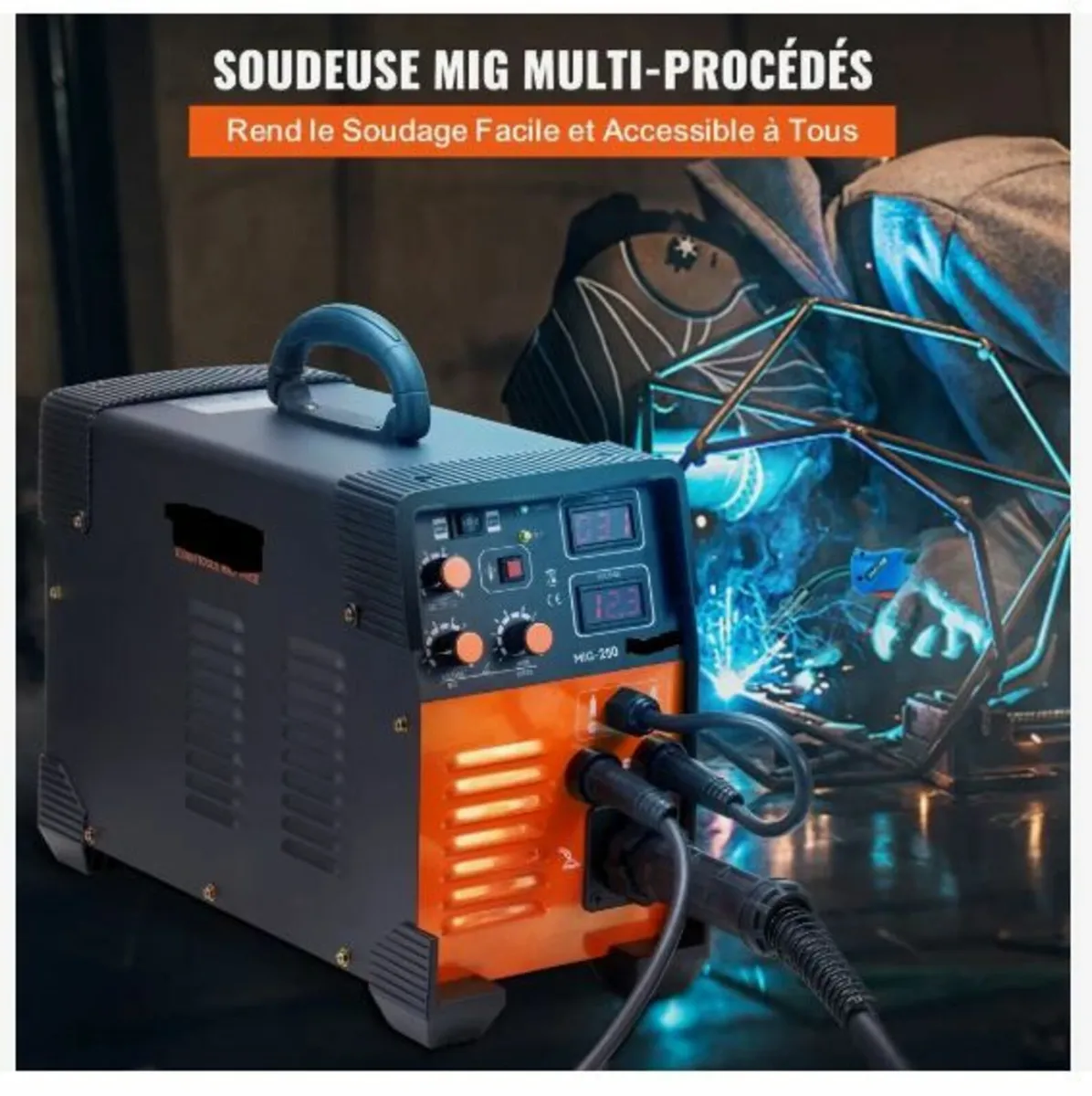 MIG Welder 250 Amp MIG TIG Arc Welder 3 in 1 - Image 2