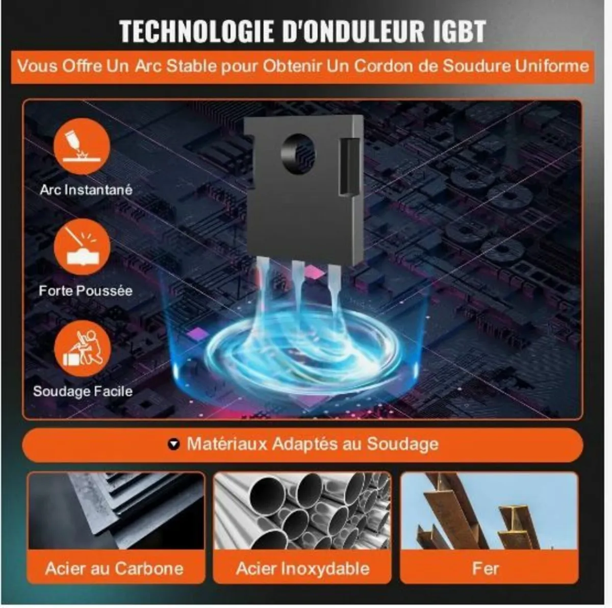 MIG Welder 250 Amp MIG TIG Arc Welder 3 in 1 - Image 3