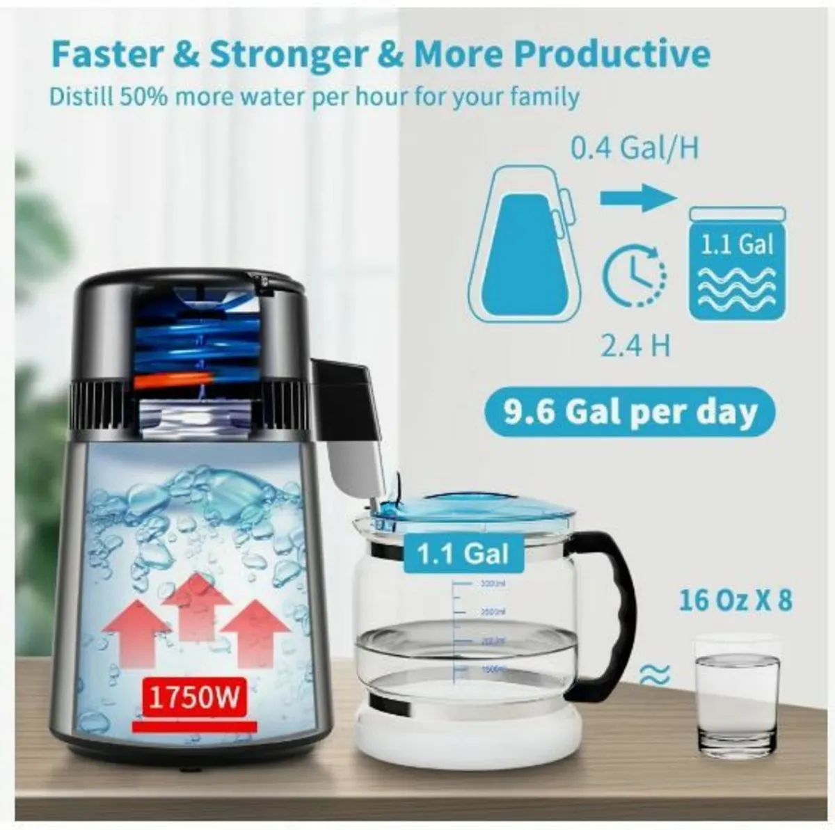 4L Water Distiller 1.5L/H Distilled Water Maker - Image 3