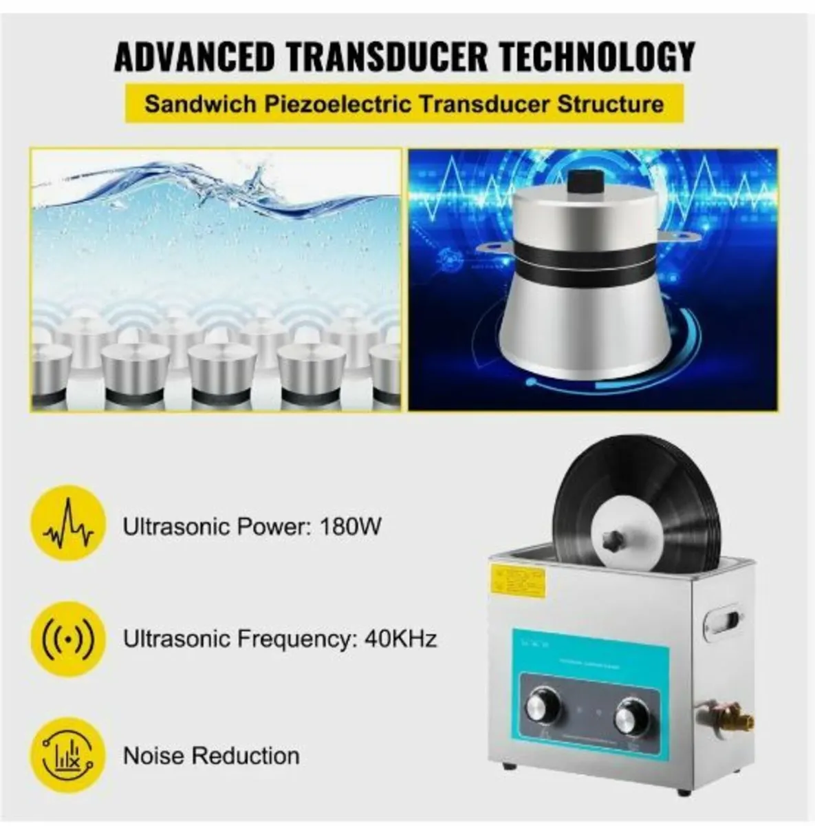 Ultrasonic Vinyl Record Cleaner 6L - Image 4