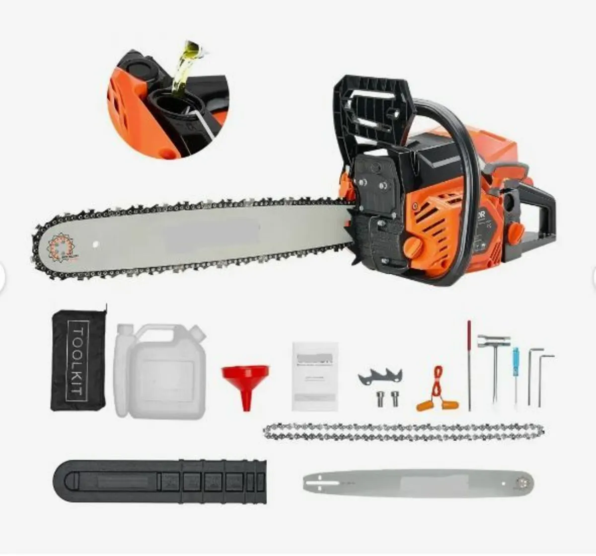 58 cc Gas Chainsaw, 20 inch Gas Powered - Image 3