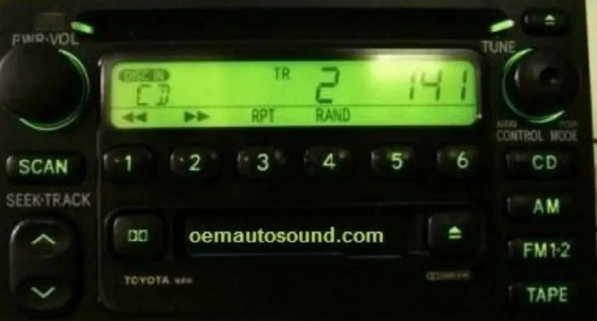 Toyota Camry & Others 1999-2003 Double DIN Radio - Image 3