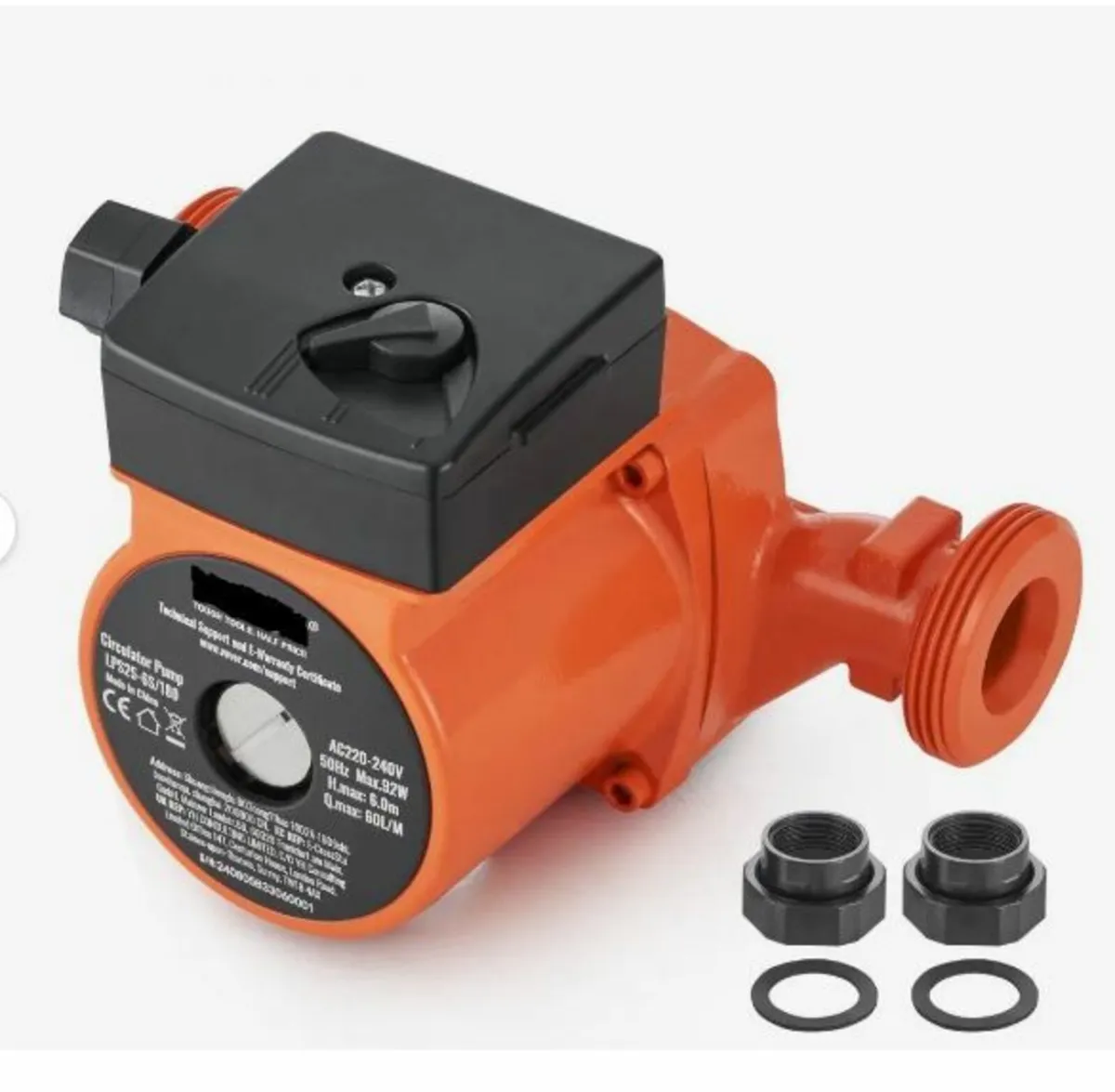 LPS25-6S-180 Hot Water Recirculating Pump - Image 1