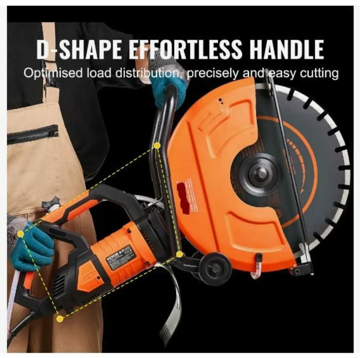 16"/40.6 cm Electric Concrete Saw - Image 4