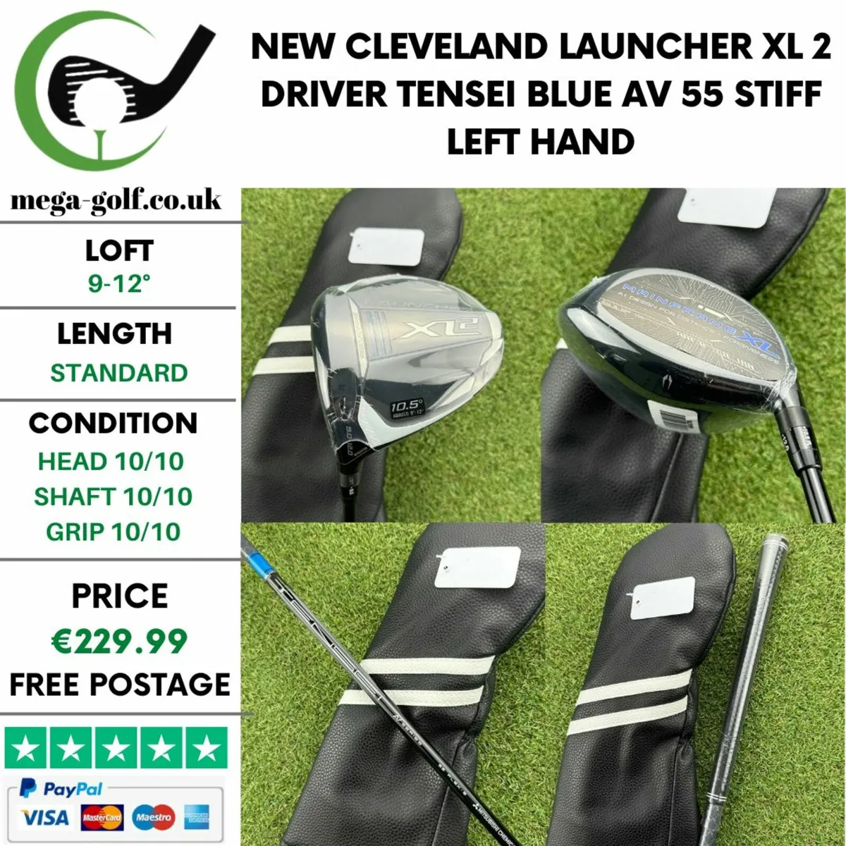 New Cleveland Launcher XL 2 Driver / 9-12° / Stiff - Image 1