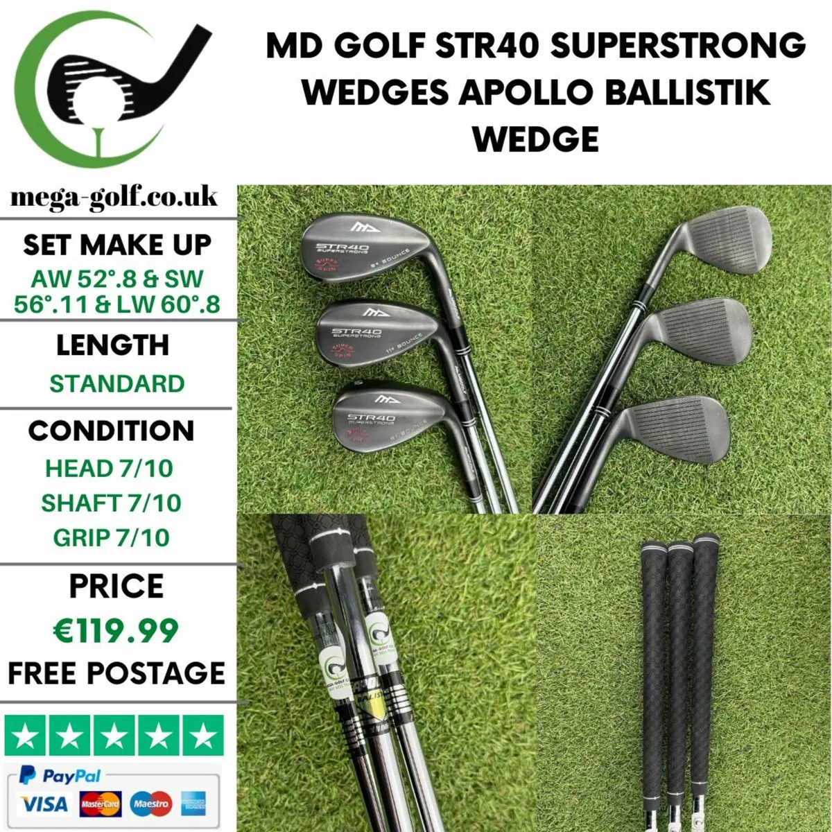 MD Golf STR40 Superstrong Wedges Set / Wedge - Image 1