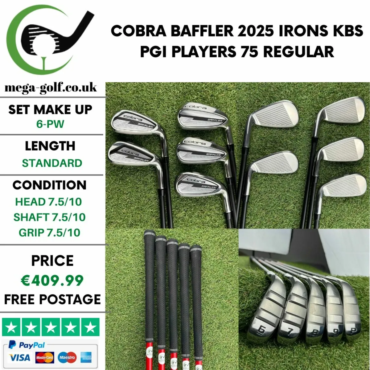 Cobra Baffler 2025 Irons / 6-Pw / Regular - Image 1