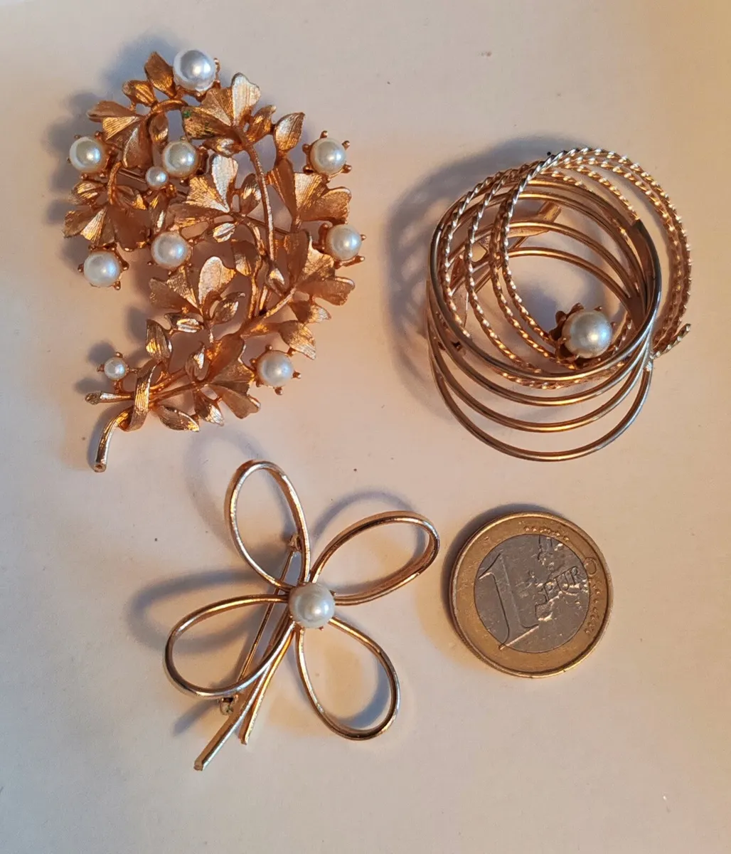 3 Vintage brooches - Image 4