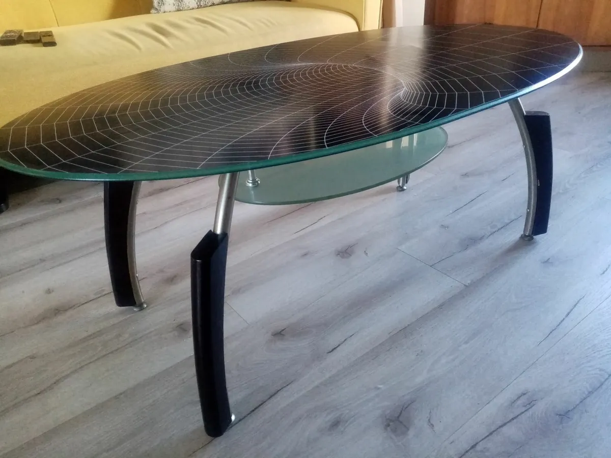 Coffee table and Eileen Grey Occasional table - Image 2