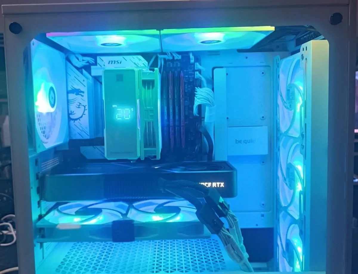 White BeQuiet 500 i5-13Gen RTX 3080 Gaming PC - Image 3