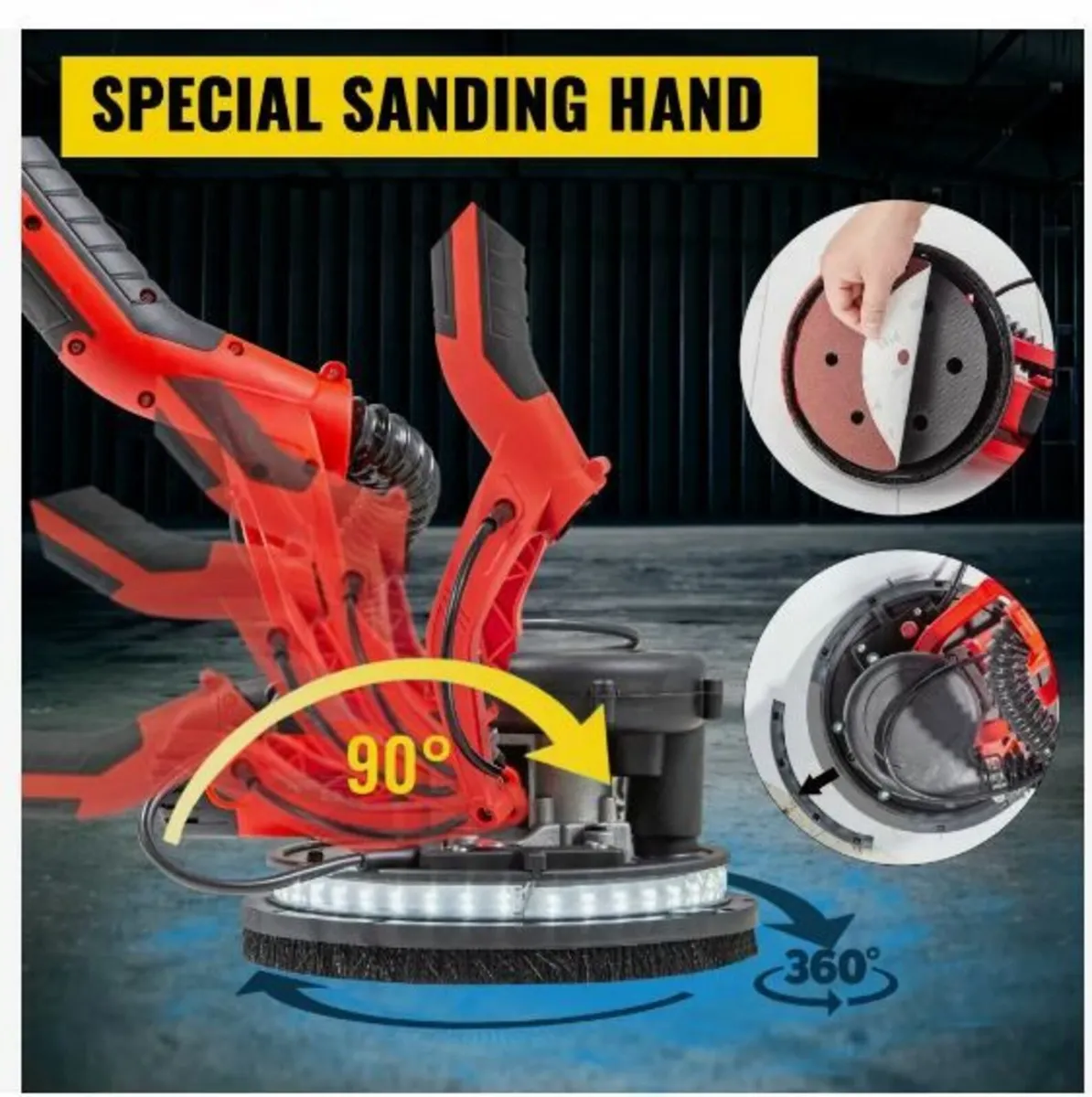 Drywall Sander 750W, Electric Drywall Sander - Image 2