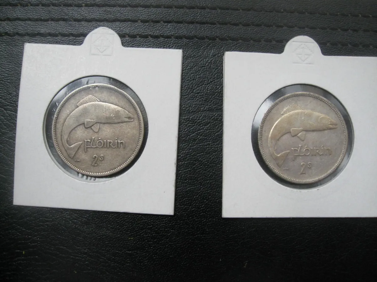 Irish Florin Coins - 1935 & 1939 - Image 2