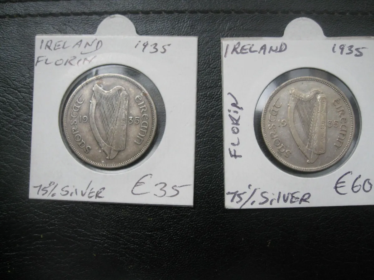 Irish Florin Coins - 1935 & 1939 - Image 3