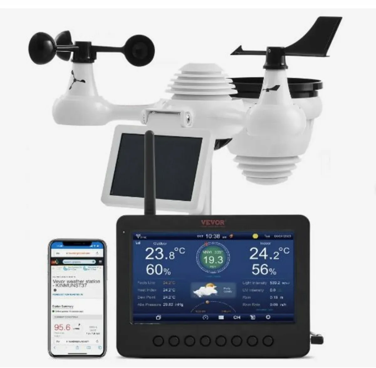 7-in-1 Wi-Fi Weather Station 186mm - Image 1