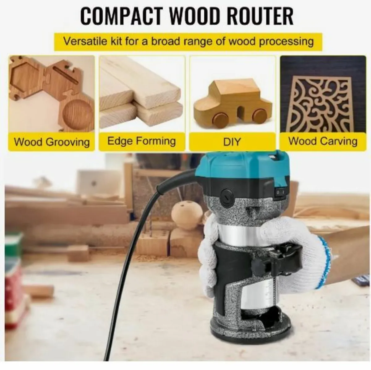 Router Tool, 710W Wood Router - Image 2