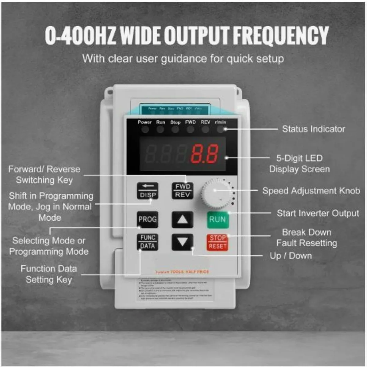 VFD 2.2KW 10A 3HP Variable Frequency - Image 3