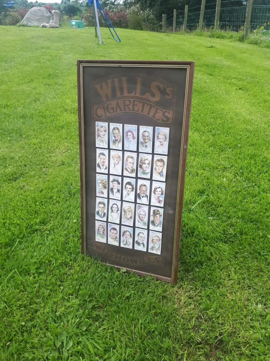 Wills Cigs Ad Display Sign