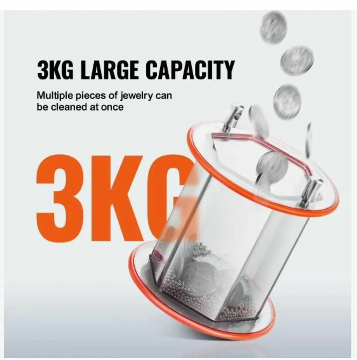 3kg Rotary Tumbler Surface Polisher Jewelry - Image 2