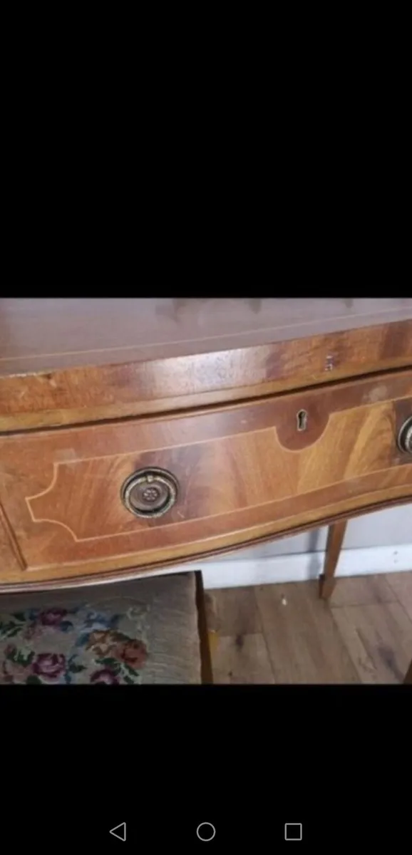 **CLEARANCE** - Stunning Inlaid Console Table - Image 3
