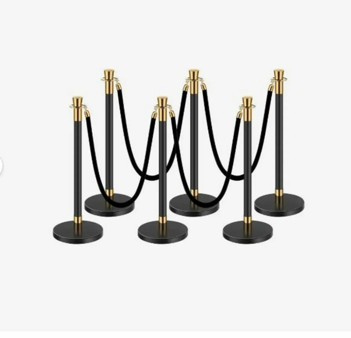 Stanchion Post, 6 Pcs Crowd Control - Image 1