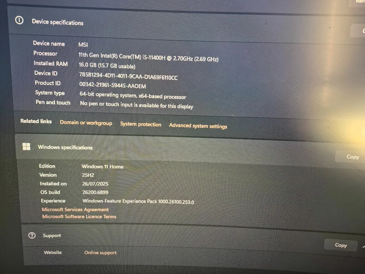 MSI Katana gaming laptop - Image 3