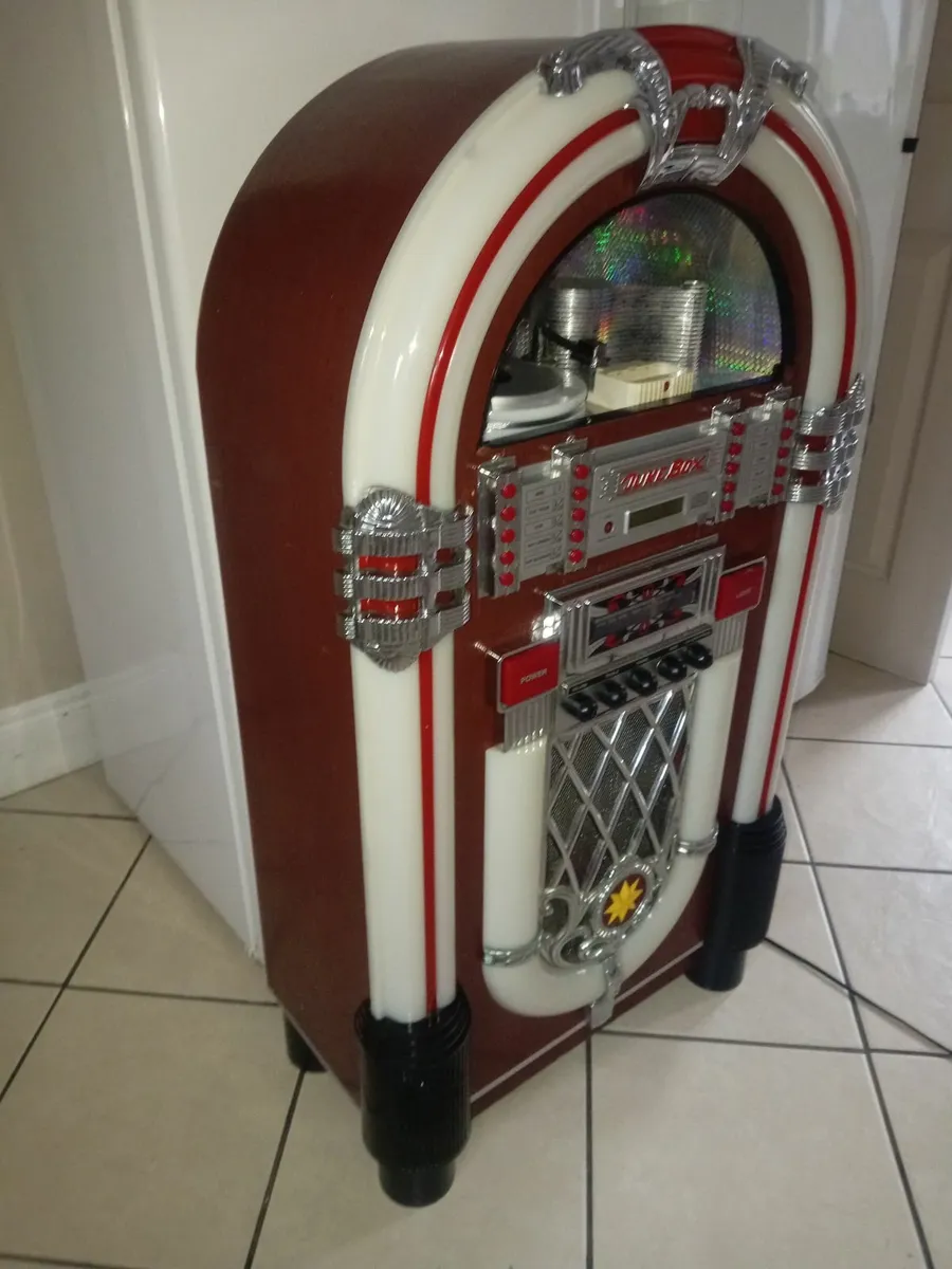 Juke box with working lights and radio - Image 4