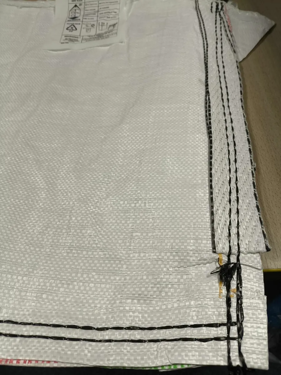 Mini Bulk bag white 50cm x 50cm x 50cm single trip - Image 3