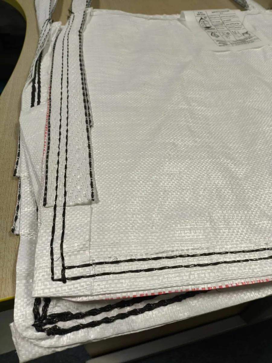 Mini Bulk bag white 50cm x 50cm x 50cm single trip - Image 4