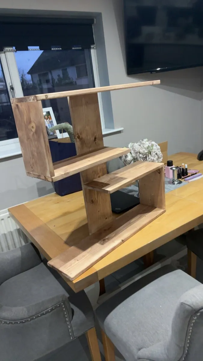 Homemade wooden shelf’s - Image 1