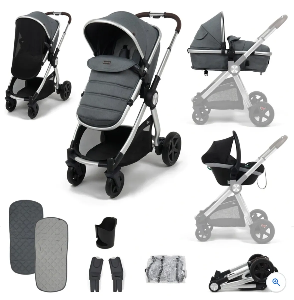 Baby Stroller and 3 in 1 chai - Image 2