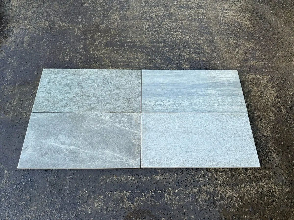 Bargain 20 meters Grey Quartz Porcelain paving. - Image 2