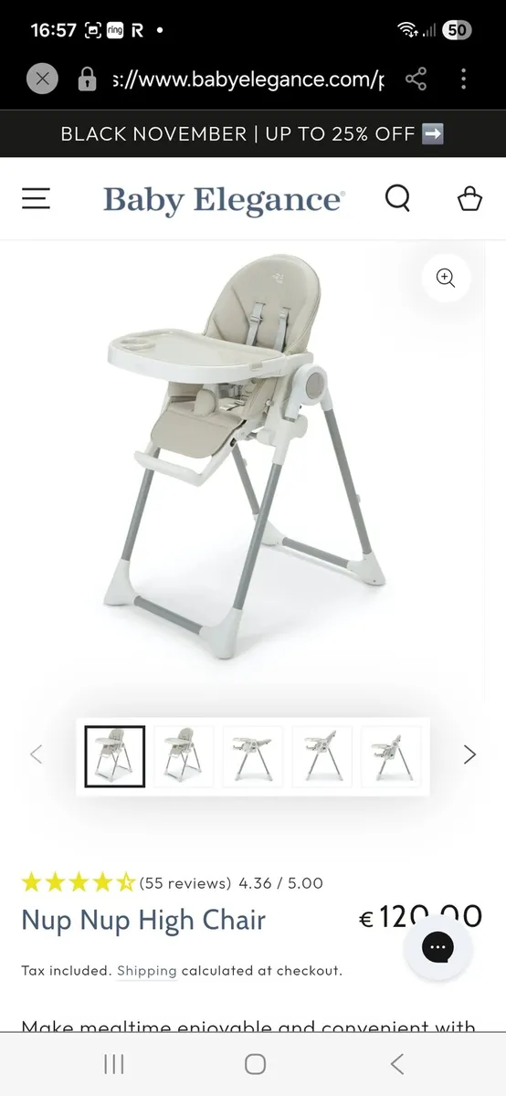 Baby highchair  New - Image 1