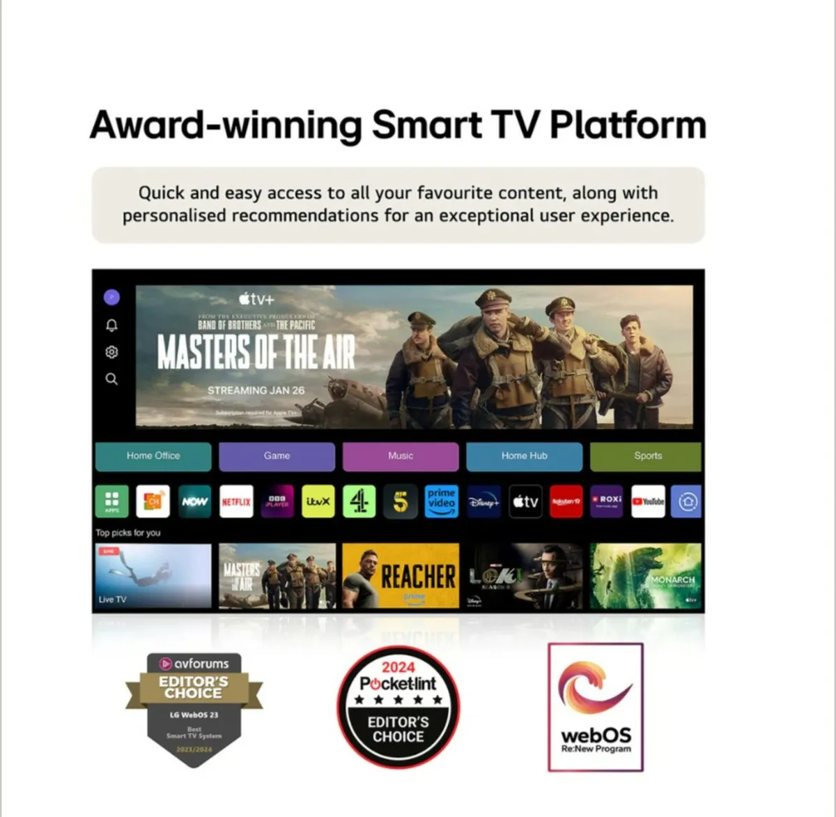 55 inch LG OLED evo AI C4 4K Smart TV 2024 - Image 2