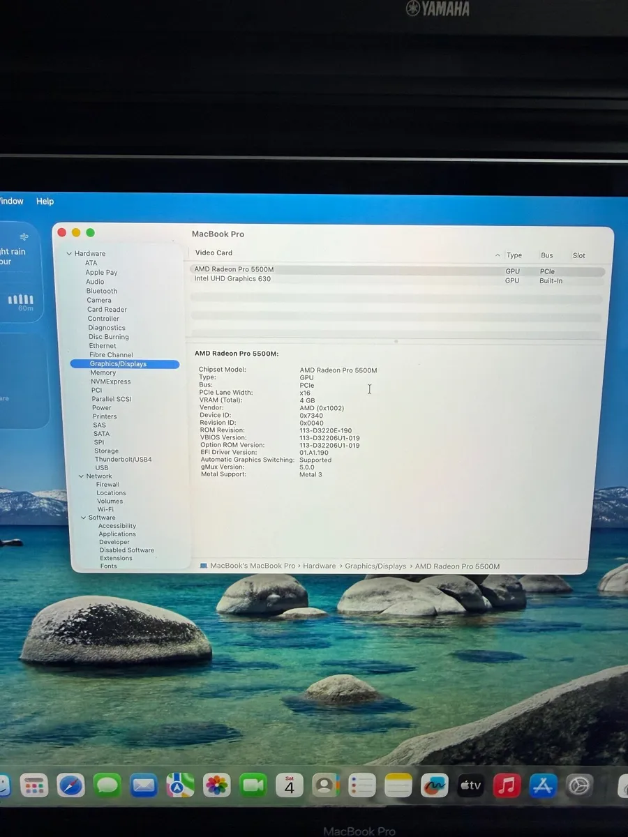 MacBook Pro 16 2020 i9/16GB/1TBSSD/176c - Image 3