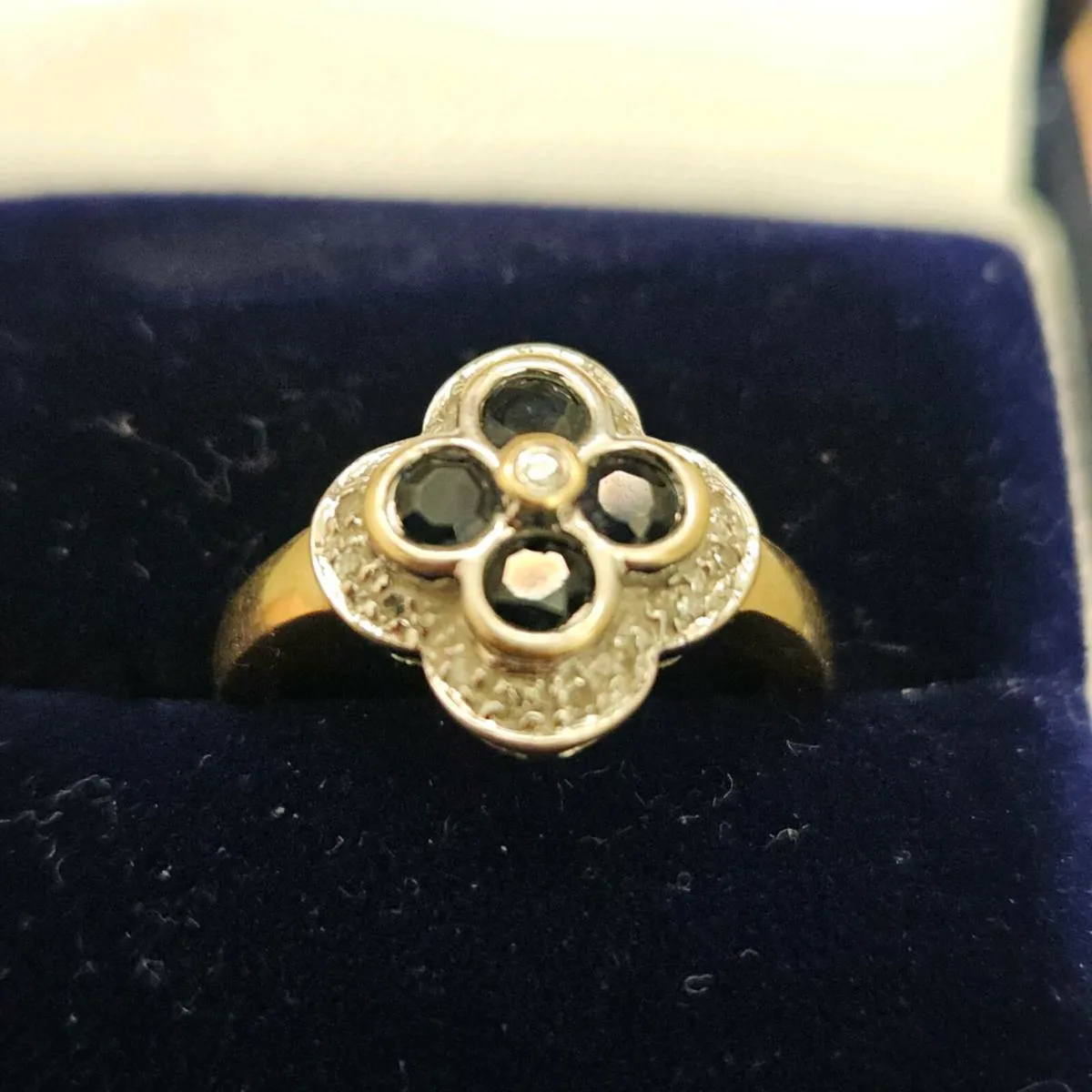 9ct gold ladies ring - Image 3