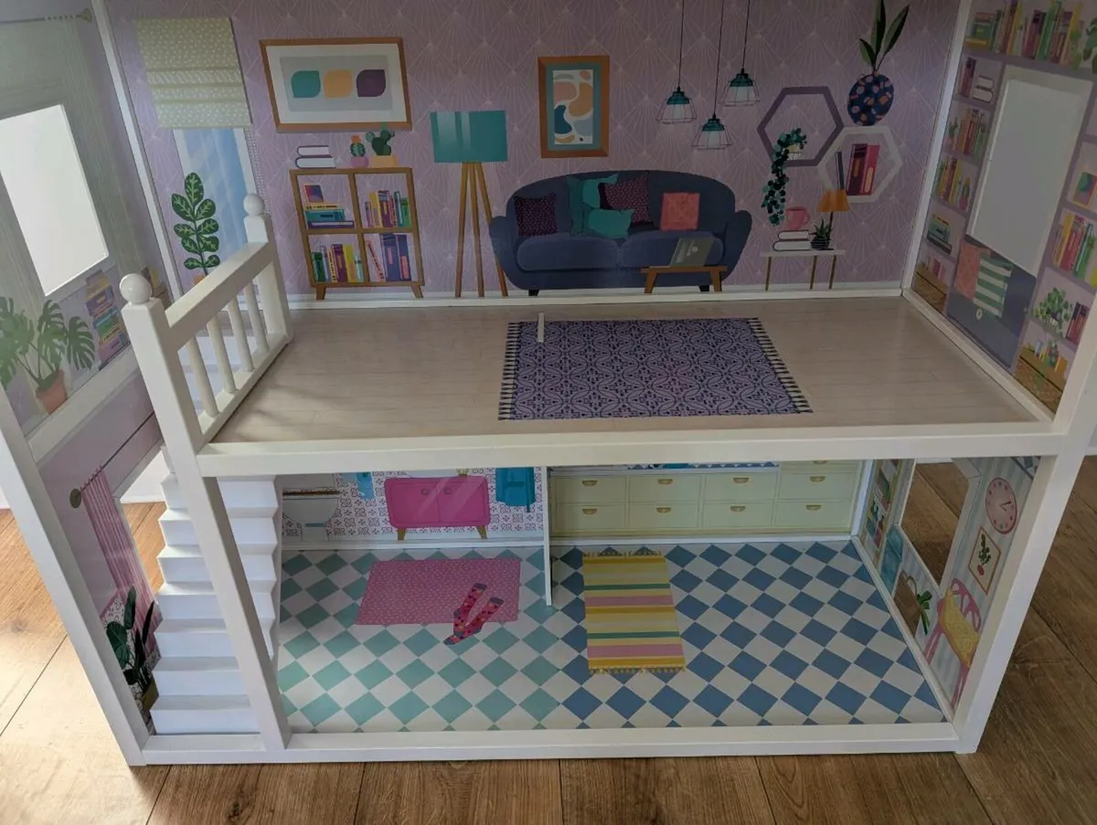 Doll House with furniture - Image 3