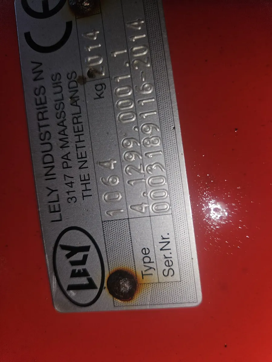 2014 LELY MOWER 320MC - Image 2