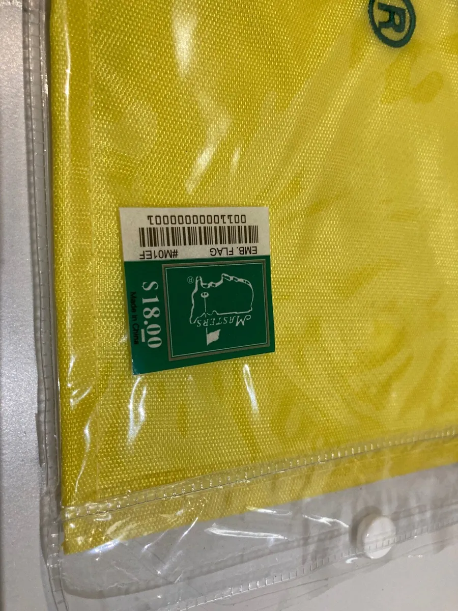 Masters 2001 Flag Tiger Woods Grand Slam - Image 2
