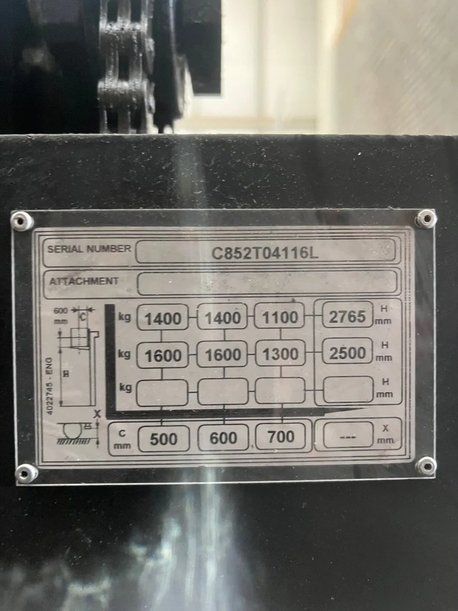 FORKLIFT STACKER TRUCK 1 YEAR WARRANTY - Image 3