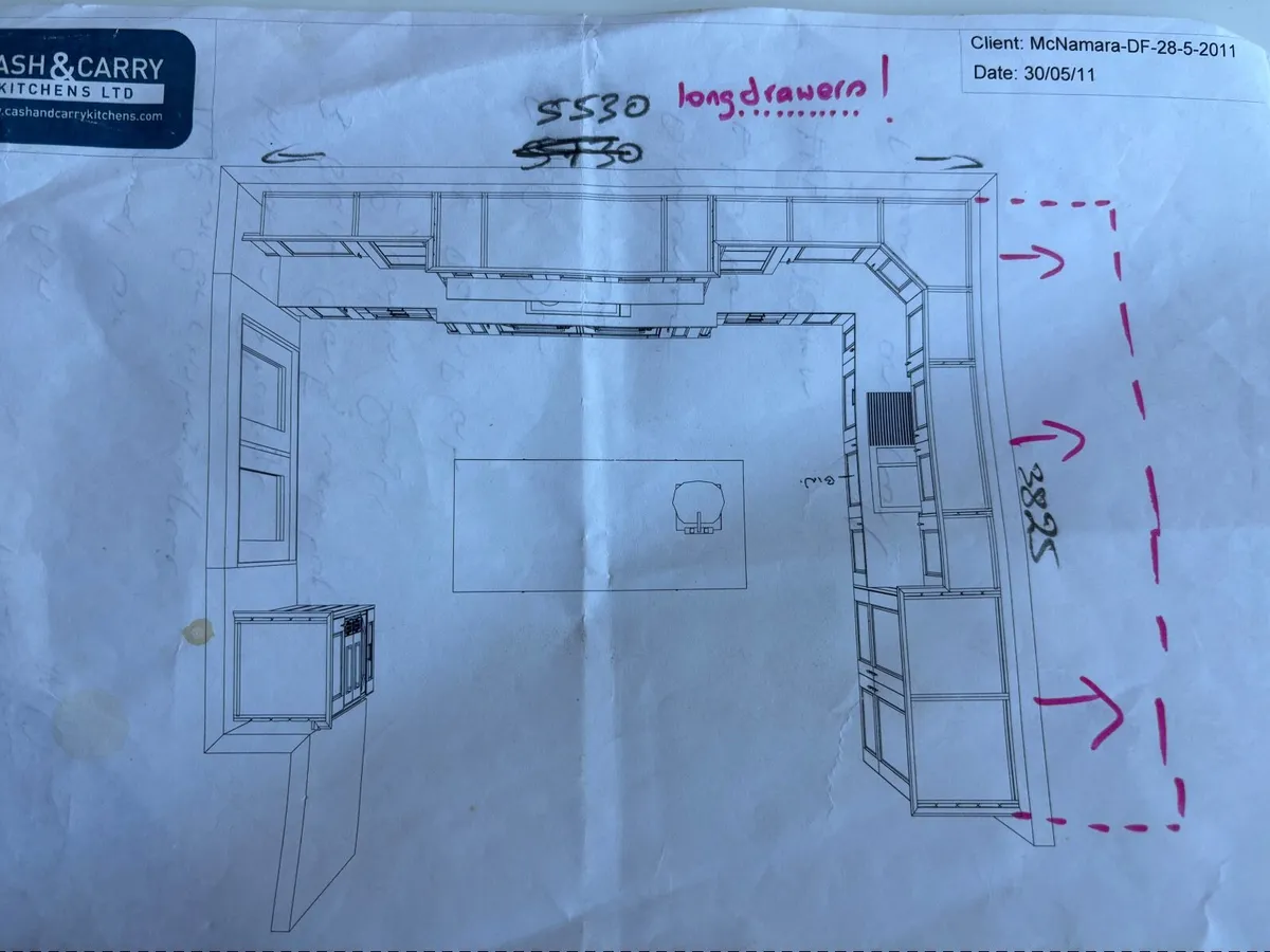Kitchen Cabinets and Countertop; Island - Image 4