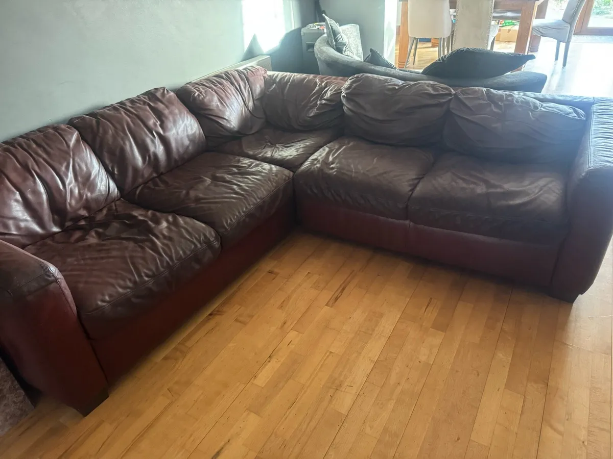Leather sofa - Image 1