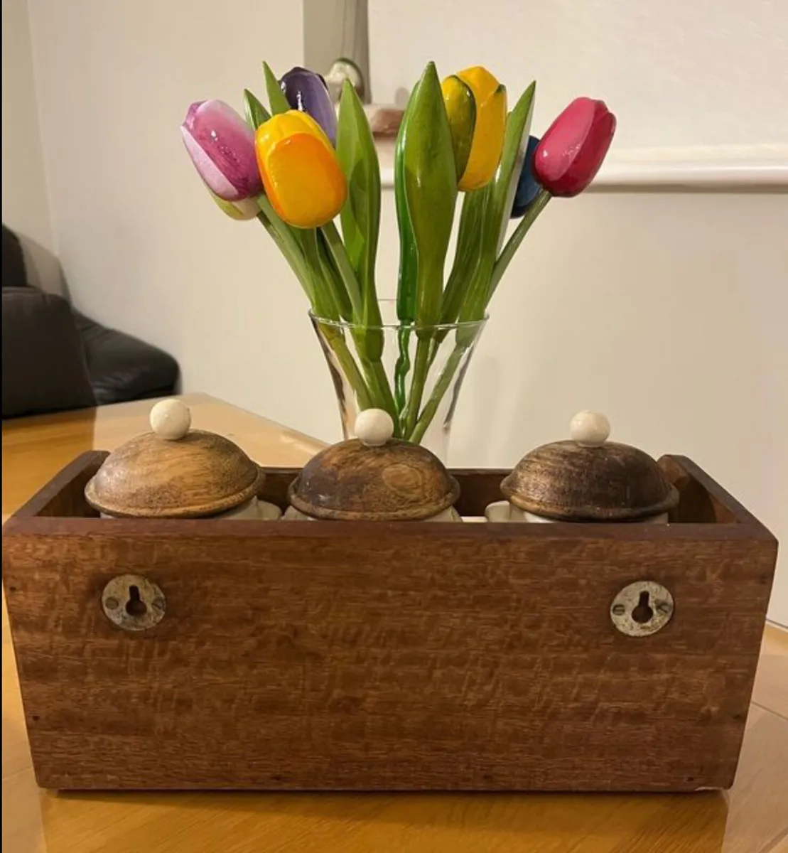 Wooden and ceramic kitchen rack New price €85 - Image 4