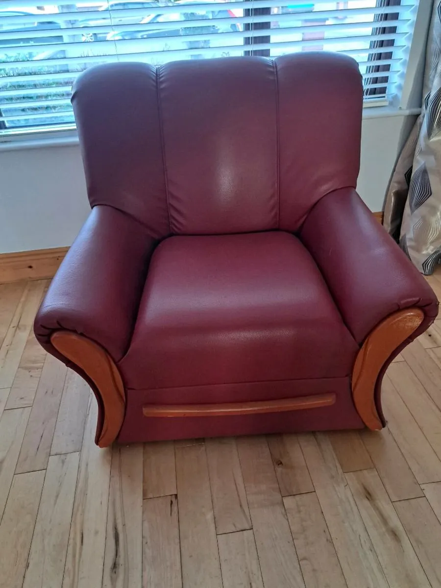 Leather Armchairs - Image 1