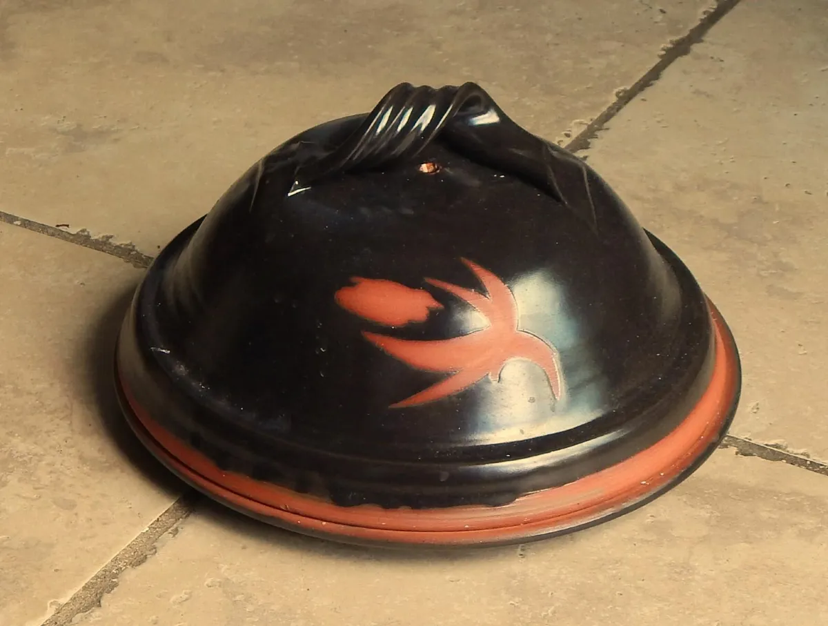 Large Studio Pottery Cheese Dome - Image 1