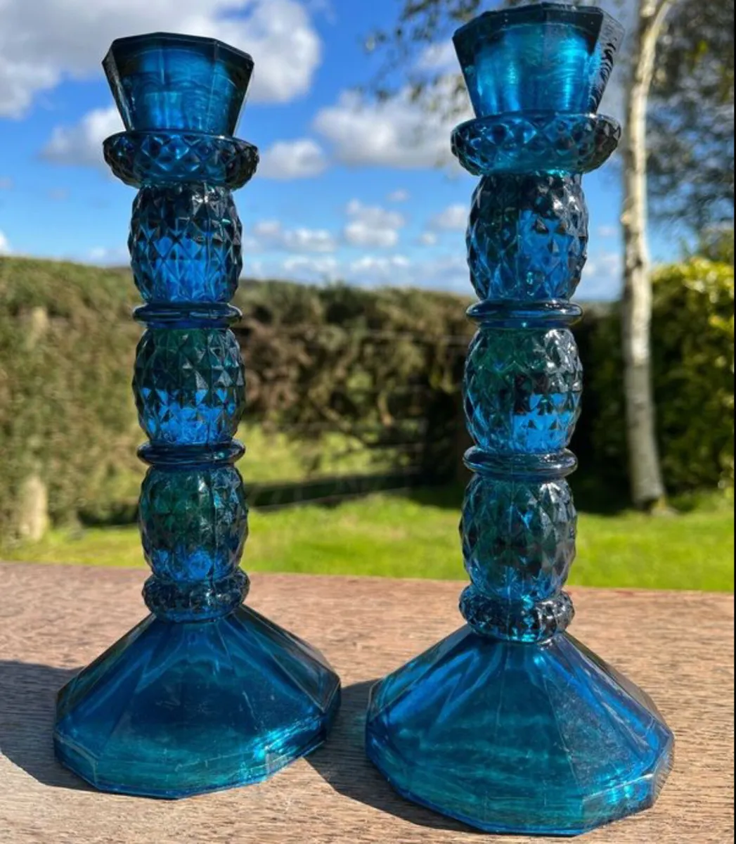 1970s candle holders - Image 2