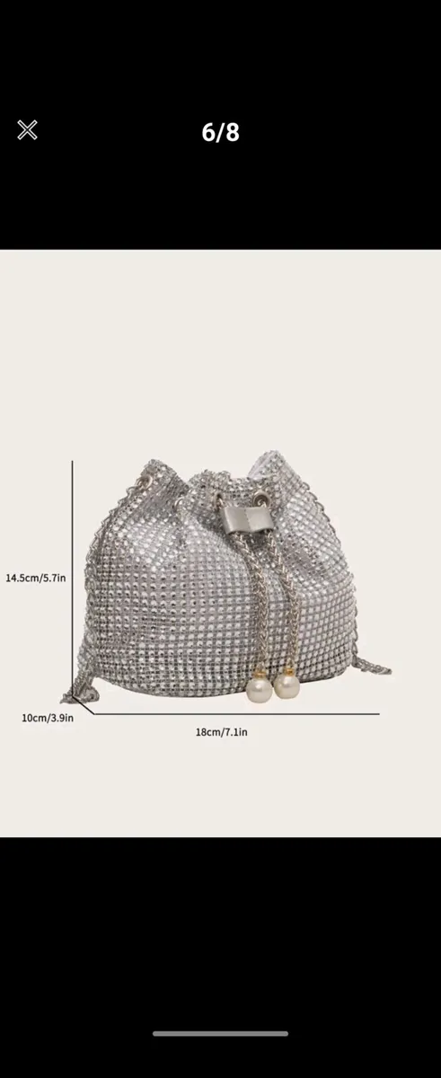 Silver clutch new - Image 2