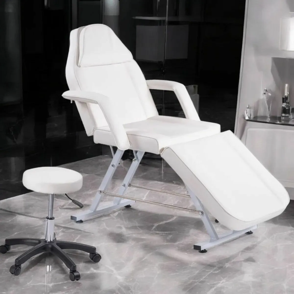 Beauty bed massage Table with stool brand new - Image 1
